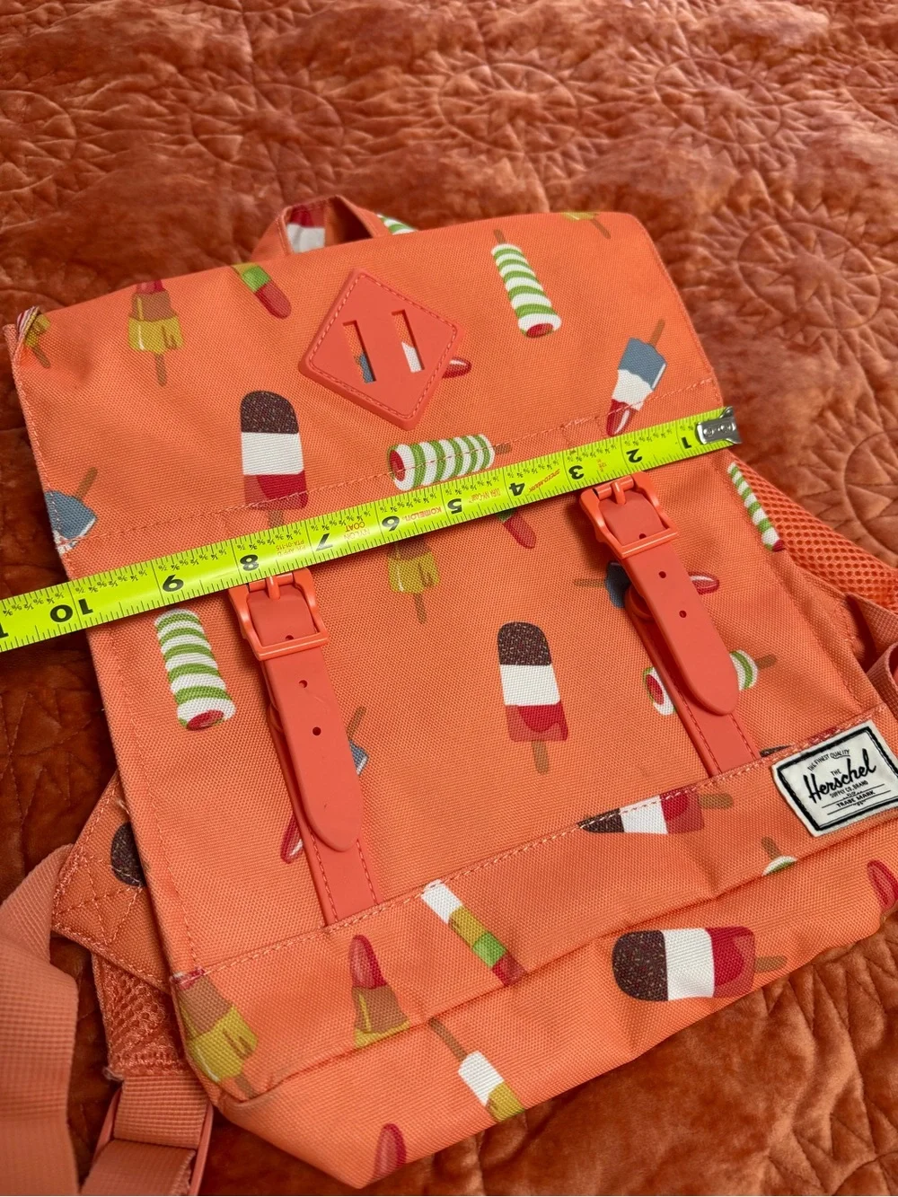Herschel Supply Company Kids' Orange Popsicle Pattern Backpack